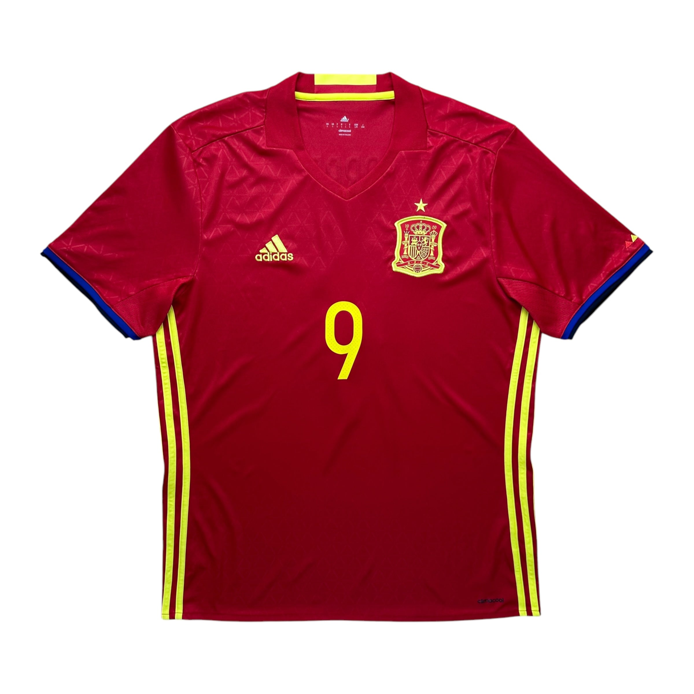 Spain 2016 Home Shirt (L) Torres #9